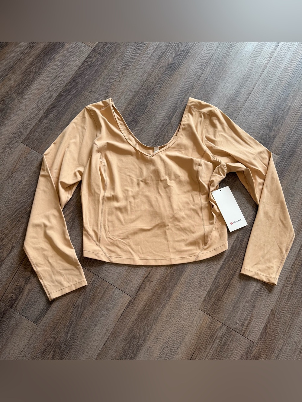 Lululemon Align Long Sleeve Nude Shirt 16 NWT